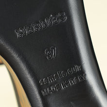 Hermes Bicolor Printed Acapulco Wedge Sandals 37