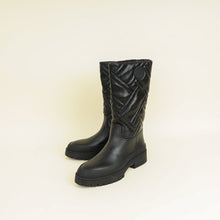 Hermes Noir Fuji Quilted Boot 37