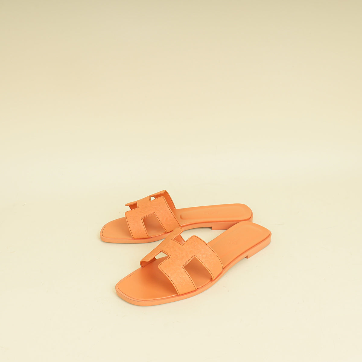 Hermes Granit Rose Oran Sandal 37