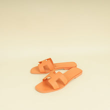 Hermes Granit Rose Oran Sandal 37