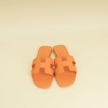Hermes Granit Rose Oran Sandal 37