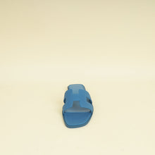 Hermes Bleu Bleuet Oran Sandal 37