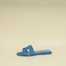 Hermes Bleu Bleuet Oran Sandal 37