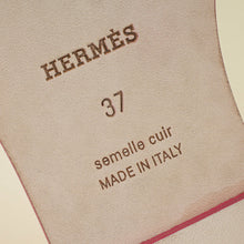 Hermes Rose Extreme Oran Sandals 37