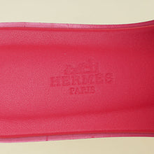 Hermes Rose Extreme Oran Sandals 37