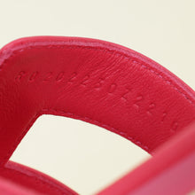 Hermes Rose Extreme Oran Sandals 37