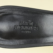 Hermes Noir Oasis Sandal 38.5