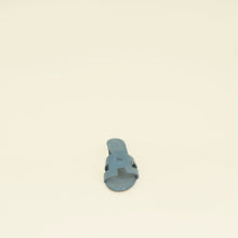 Hermes Gris Antarctique Oasis Sandal 38.5