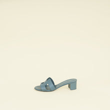 Hermes Gris Antarctique Oasis Sandal 38.5