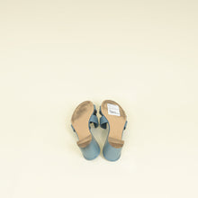 Hermes Gris Antarctique Oasis Sandal 38.5