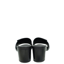 Hermes Noir Gigi 50 Sandals 38.5