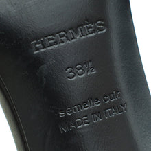 Hermes Noir Gigi 50 Sandals 38.5