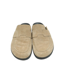 Hermes Camel Beige Go Mules Suede Goatskin 38.5
