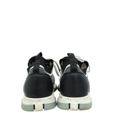 Hermes Bicolor Goatskin Suede Knit Addict Sneakers 38.5