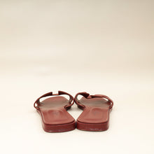 Hermes Bordeaux Oran Sandals 38.5