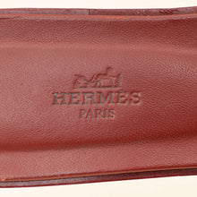 Hermes Bordeaux Oran Sandals 38.5