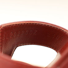 Hermes Bordeaux Oran Sandals 38.5