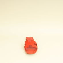 Hermes Coquelicot Oran Sandal 38.5