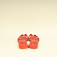 Hermes Coquelicot Oran Sandal 38.5