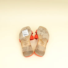 Hermes Coquelicot Oran Sandal 38.5