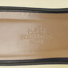 Hermes Noir Oran Sandal 38.5