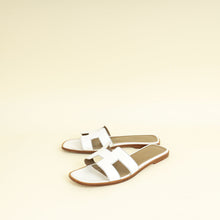 Hermes Blanc Oran Sandal 38.5