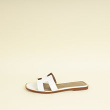 Hermes Blanc Oran Sandal 38.5