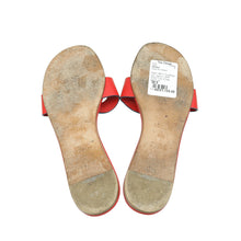 Hermes Red Lisboa Sandals 38.5