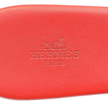 Hermes Red Lisboa Sandals 38.5