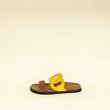 Hermes Bicolor Suede Goatskin Extra Sandal 38.5