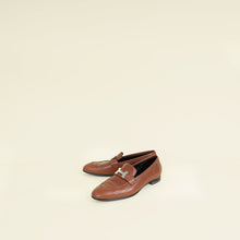 Hermes Gold Paris Goatskin Loafer 38.5