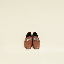 Hermes Gold Paris Goatskin Loafer 38.5