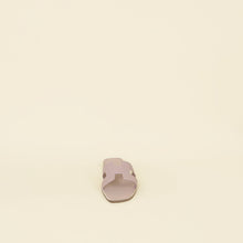 Hermes Rose Porcelaine Oran Sandals 38.5