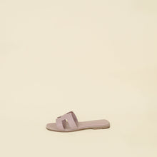 Hermes Rose Porcelaine Oran Sandals 38.5