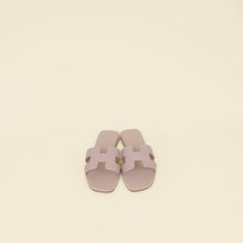 Hermes Rose Porcelaine Oran Sandals 38.5