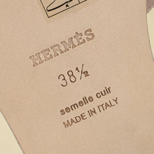 Hermes Rose Porcelaine Oran Sandals 38.5
