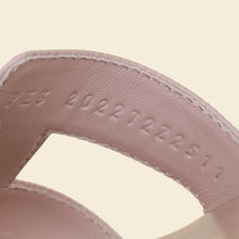 Hermes Rose Porcelaine Oran Sandals 38.5