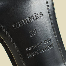 Hermes Noir Premiere 105 Sandals 38