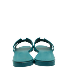 Hermes Vert Oxford Suede Oran Sandal 38