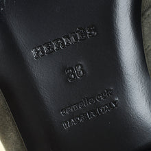 Hermes Vert Foret OZ Suede Goatskin Mules 38