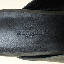 Hermes Vert Foret OZ Suede Goatskin Mules 38