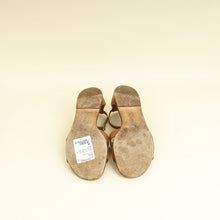 Hermes Gold Santorini Sandals 38