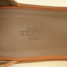 Hermes Gold Santorini Sandals 38
