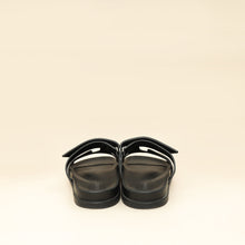 Hermes Noir Chypre Sandal 38