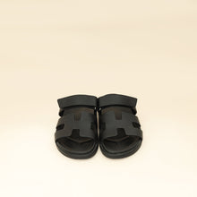 Hermes Noir Chypre Sandal 38