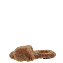 Hermes Naturel Shearling Oran Sandal 38