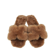 Hermes Naturel Shearling Oran Sandal 38