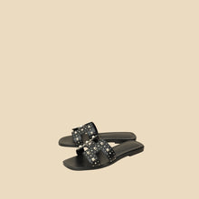 Hermes Black Oran w/ Stud Details 38