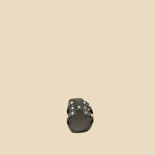 Hermes Black Oran w/ Stud Details 38