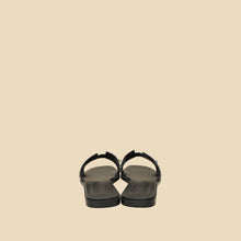 Hermes Black Oran w/ Stud Details 38